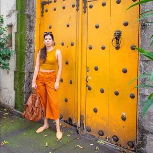 Ochre Organic Cotton Painter Pants